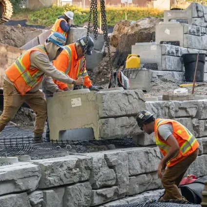 construction mur